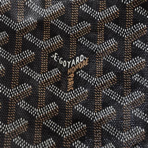 what is the goyard pattern called|Goyard canvas fabric.